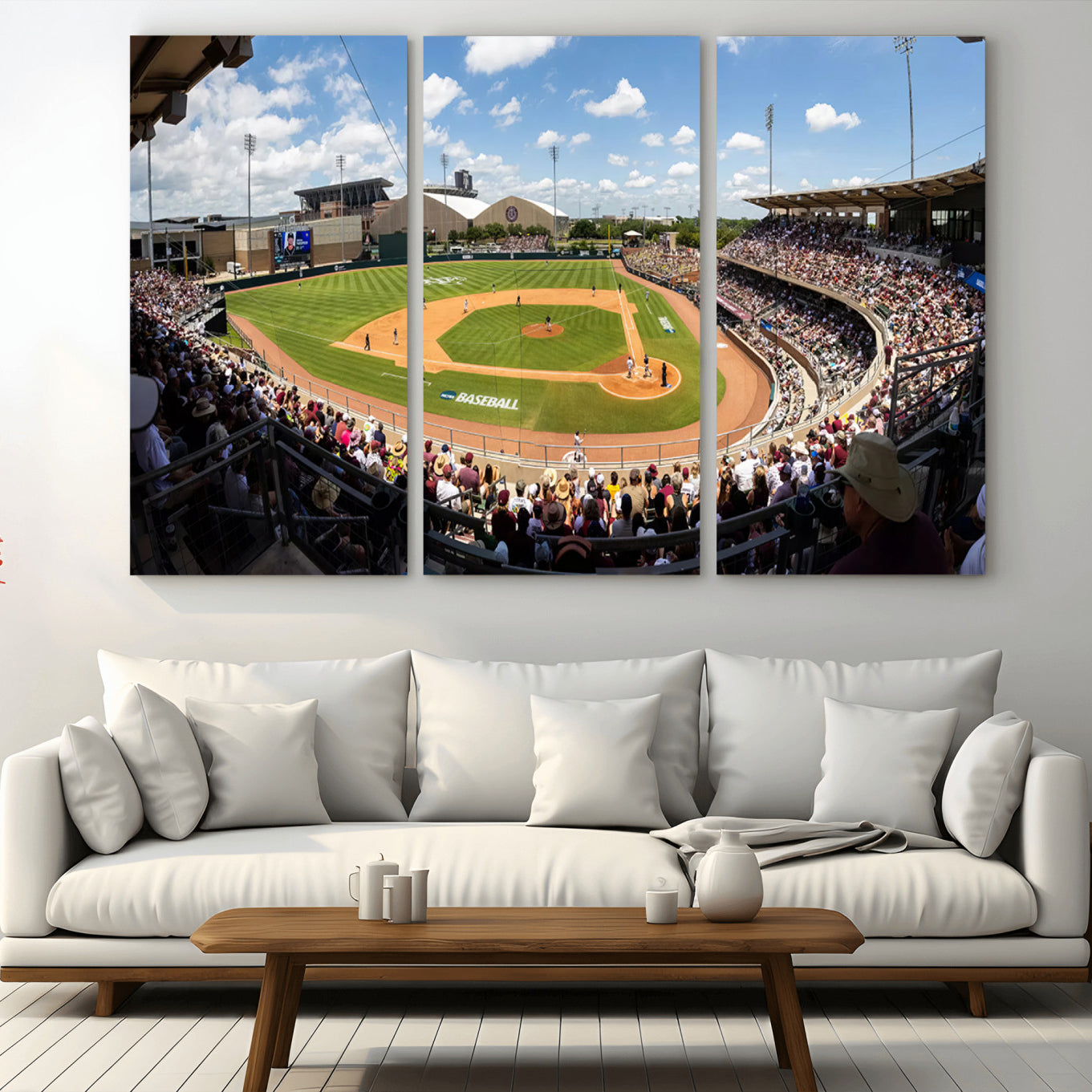-The Texas A&M University Aggies Athletics Team Print - College Station Kyle Field Wall Art Canvas