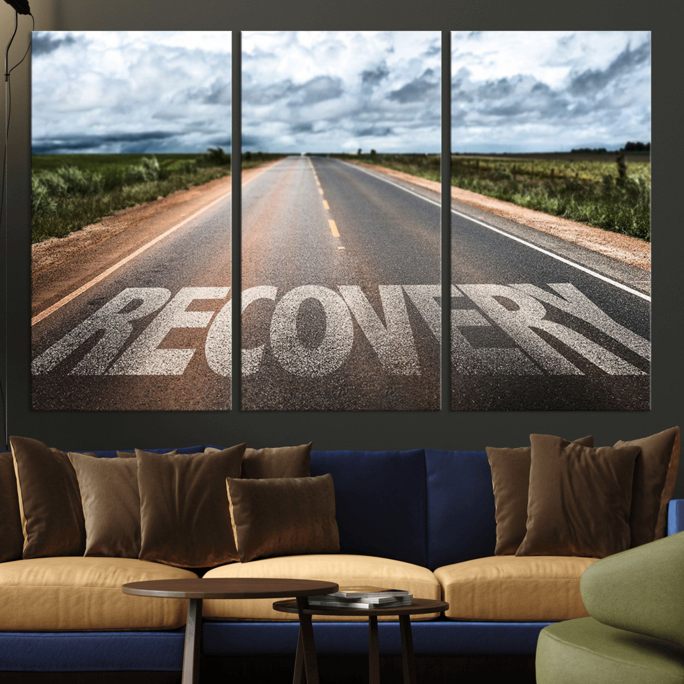 -Recovery Road Wall Art Canvas Print