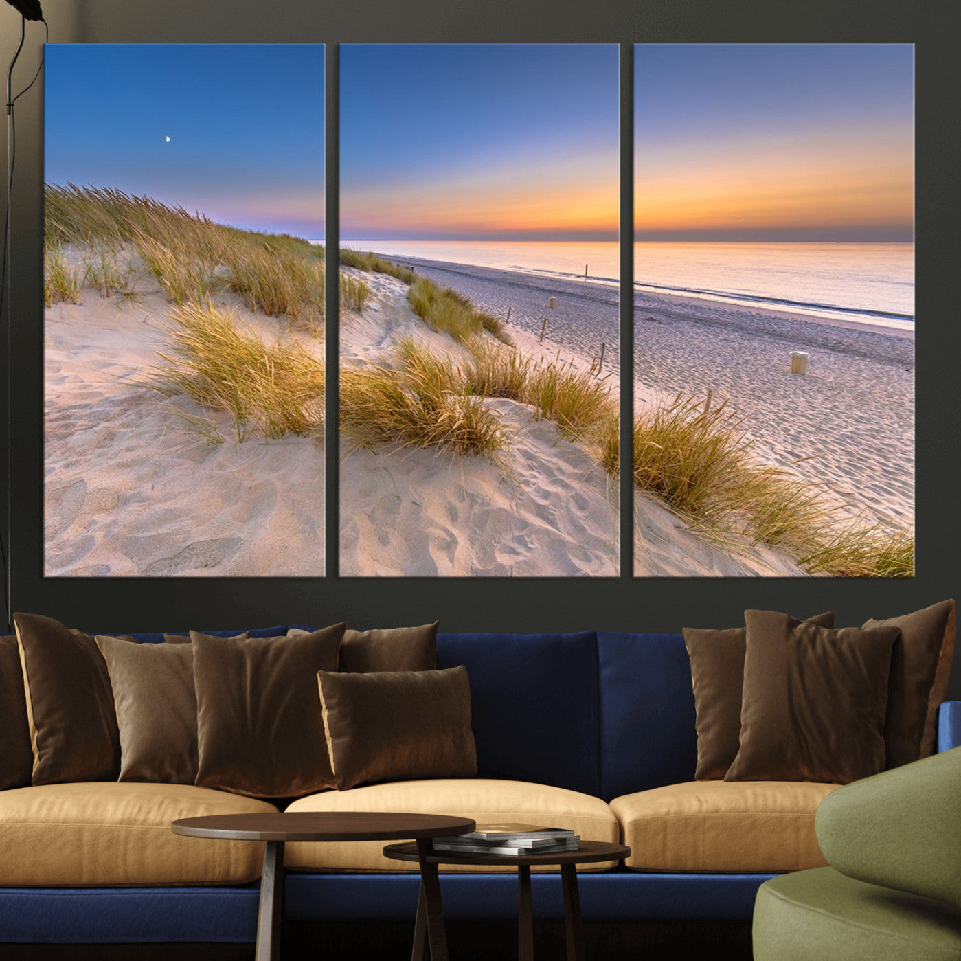 -Sunrise On The Beach Wall Art Canvas Print