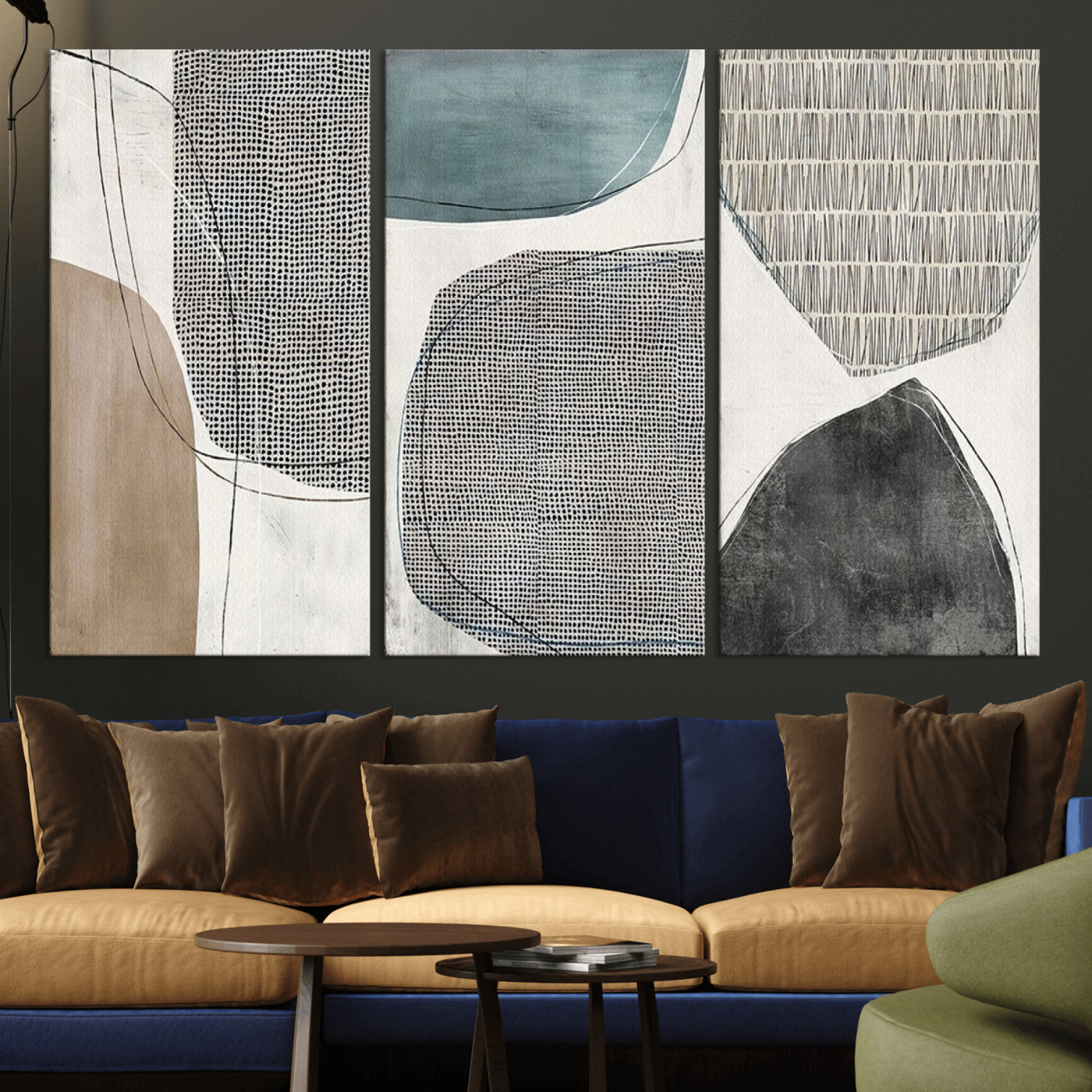 65308-MGV-CV-36X24-Canvas Print Wall Art Abstract Art Boho, Framed Boho Decor Canvas Print