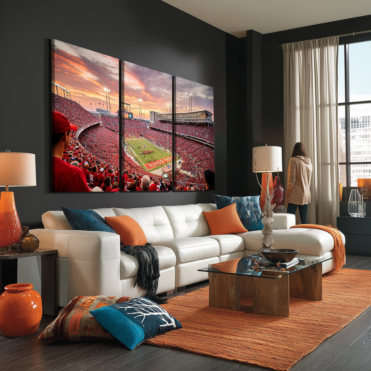 94754966-MGV-CV-36X24 - Stadium Wall Art Canvas Print