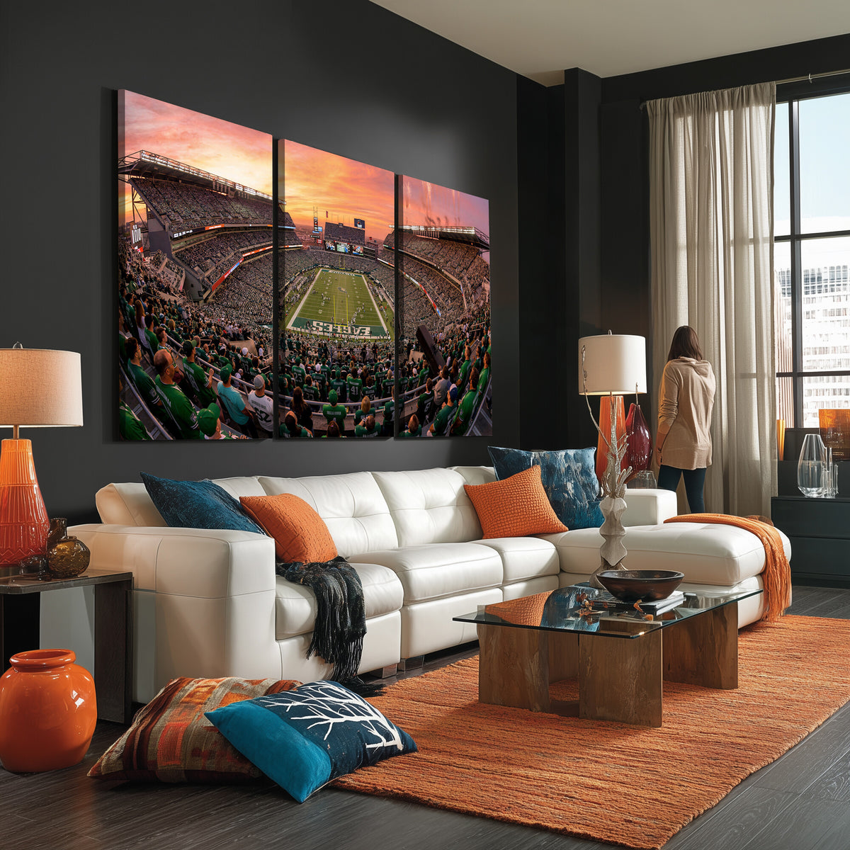 24458374-MGV-CV-36X24 - Stadium Wall Art Canvas Print