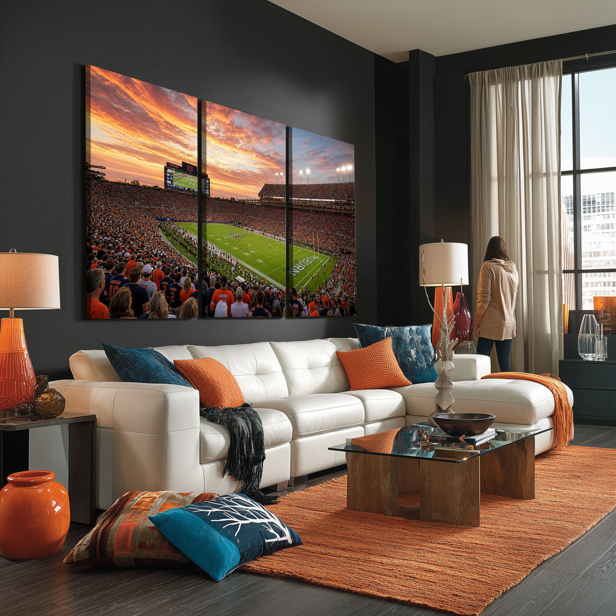 28631591-MGV-CV-36X24 - Stadium Wall Art Canvas Print
