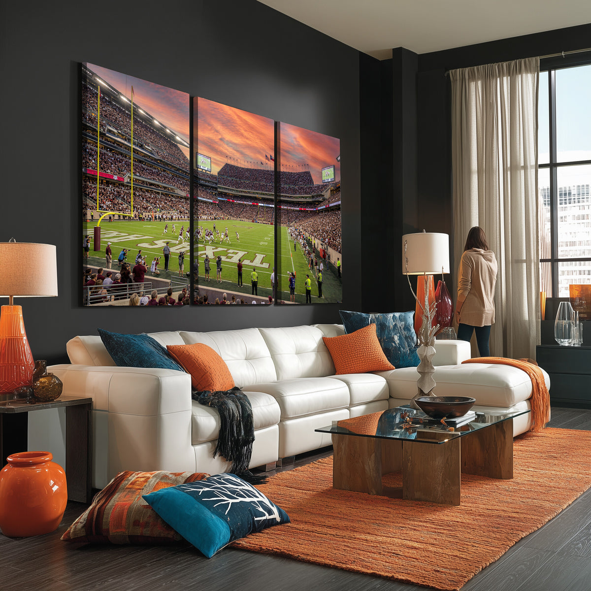 80055809-MGV-CV-36X24 - Stadium Wall Art Canvas Print