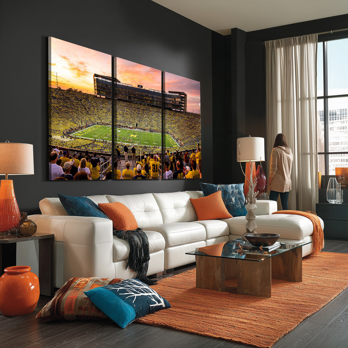 27265223-MGV-CV-36X24 - Stadium Wall Art Canvas Print