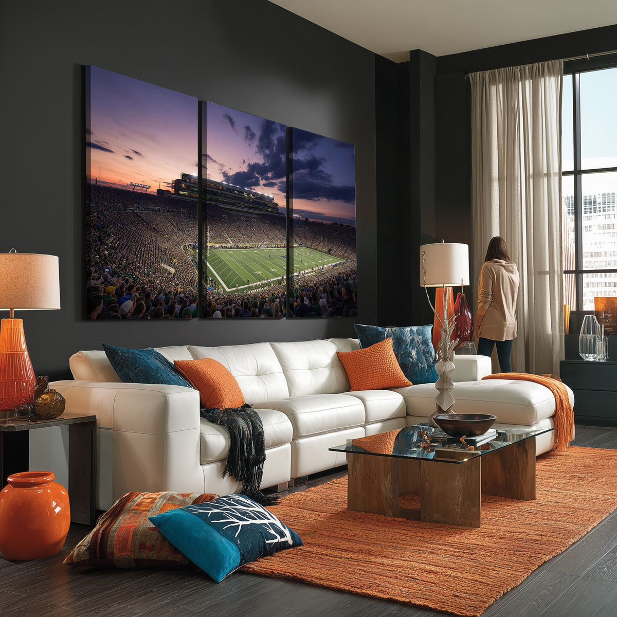 48837941-MGV-CV-36X24 - Stadium Wall Art Canvas Print