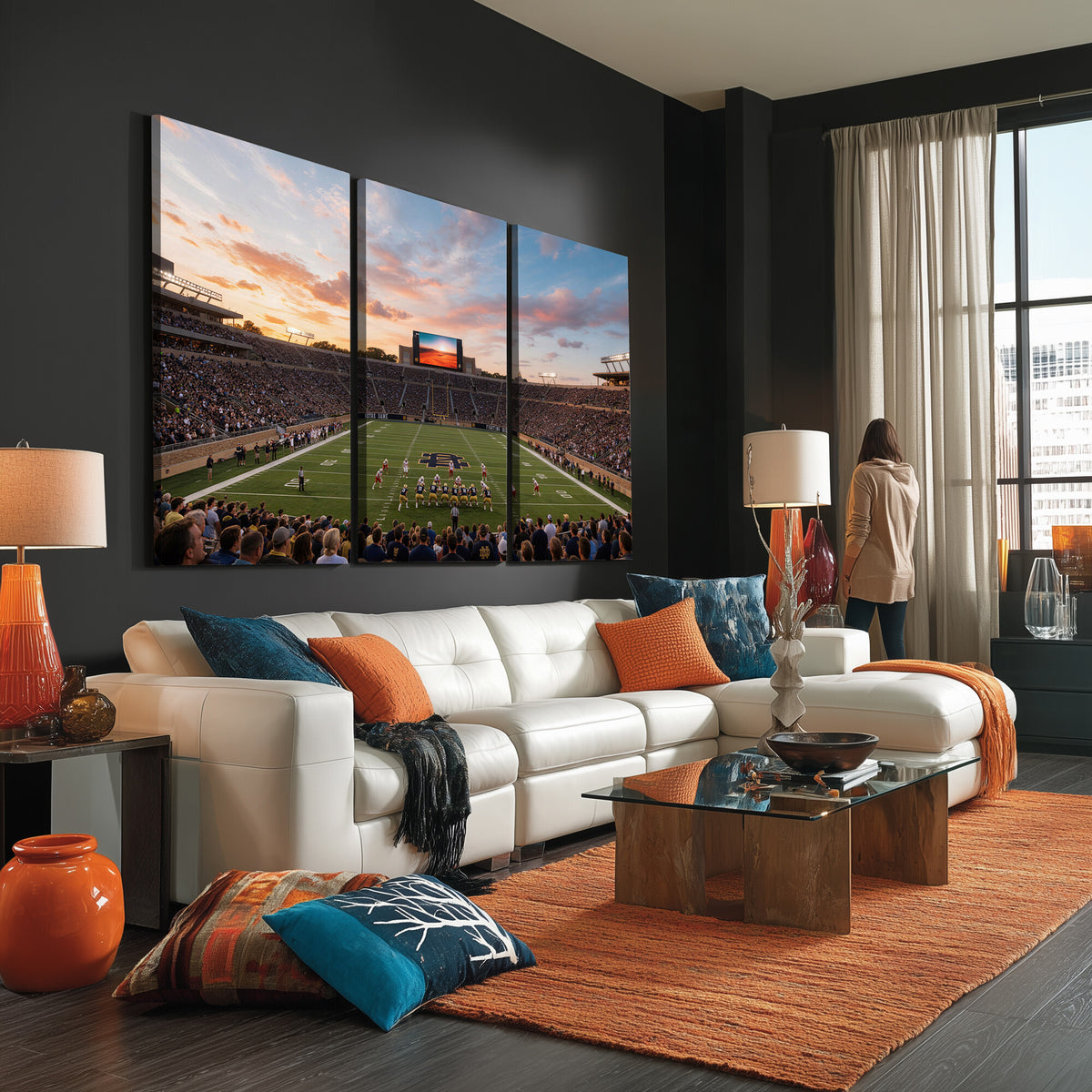 54464530-MGV-CV-36X24 - Stadium Wall Art Canvas Print