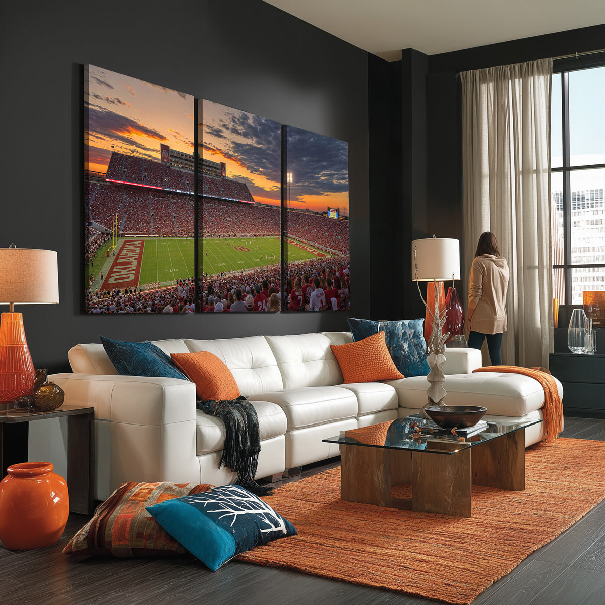 75444407-MGV-CV-36X24 - Stadium Wall Art Canvas Print
