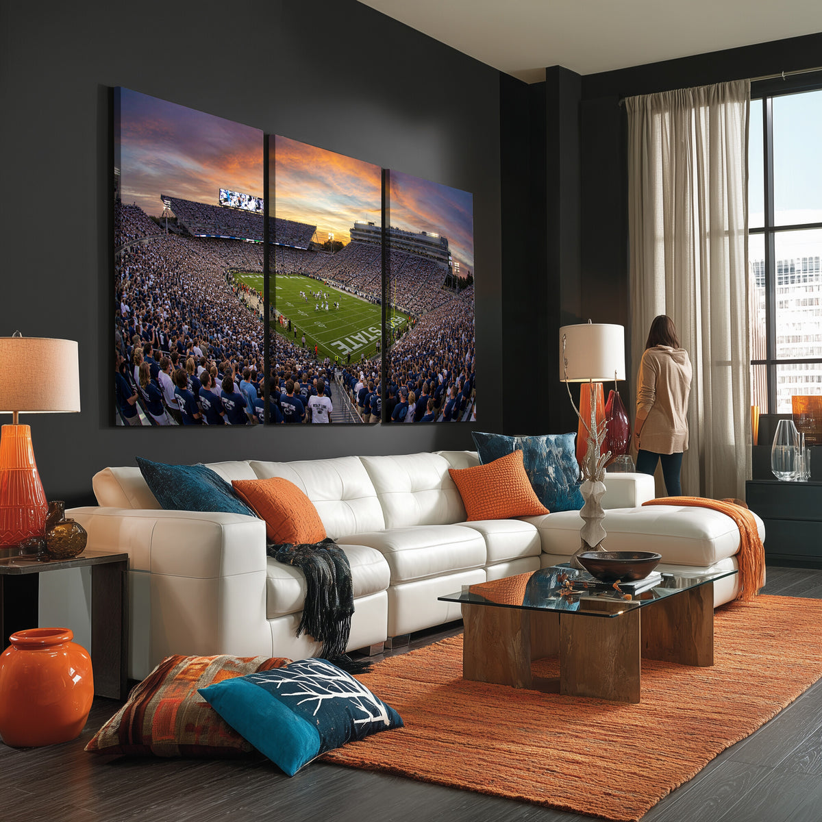 29008668-MGV-CV-36X24 - Stadium Wall Art Canvas Print