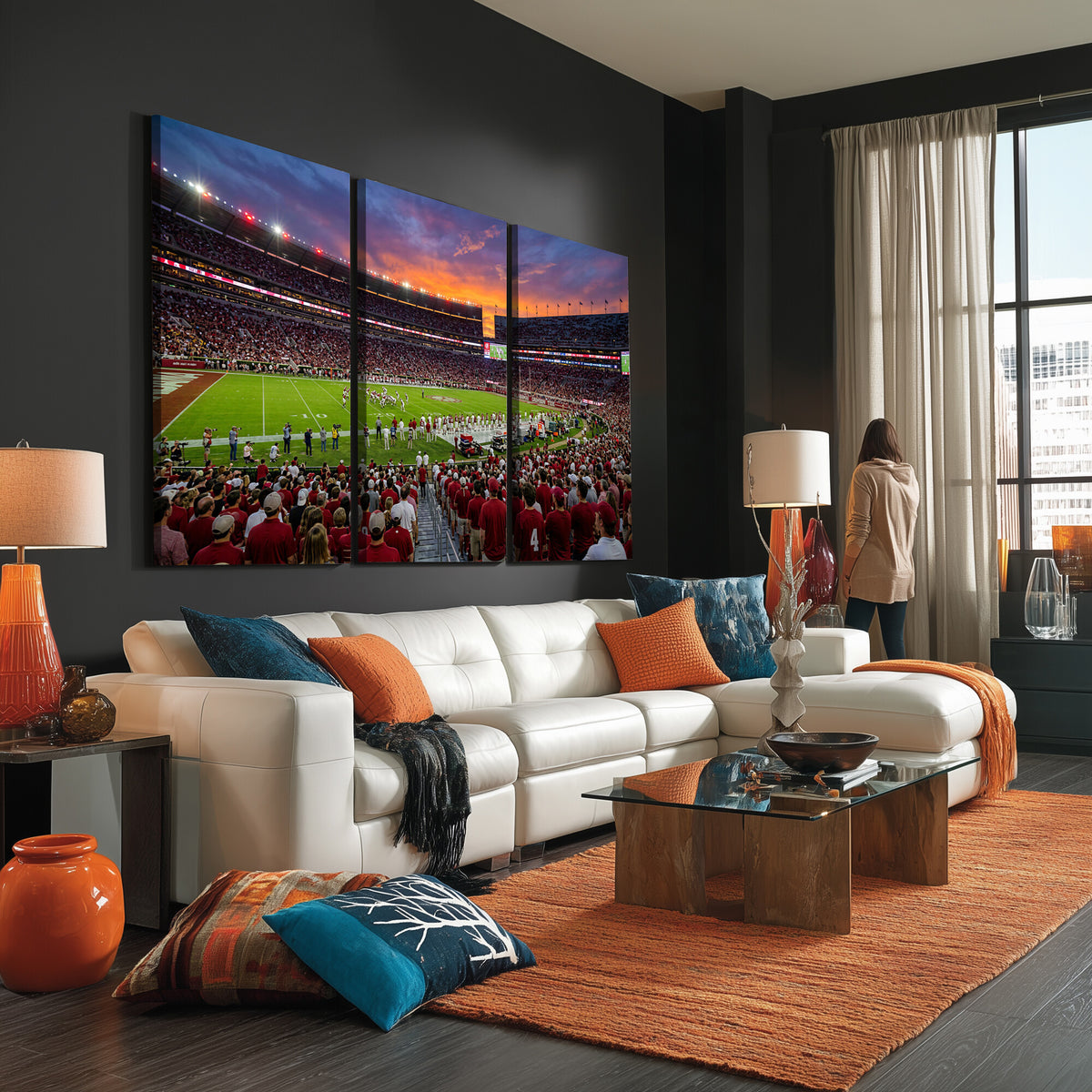 47822048-MGV-CV-36X24 - Stadium Wall Art Canvas Print