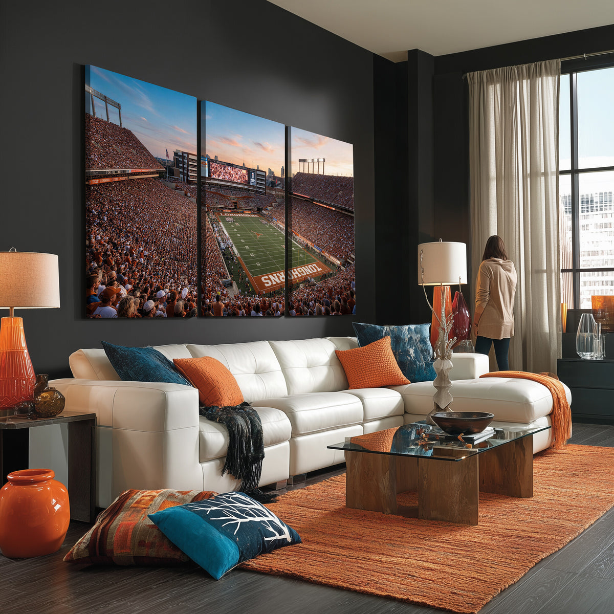 41187139-MGV-CV-36X24 - Stadium Wall Art Canvas Print