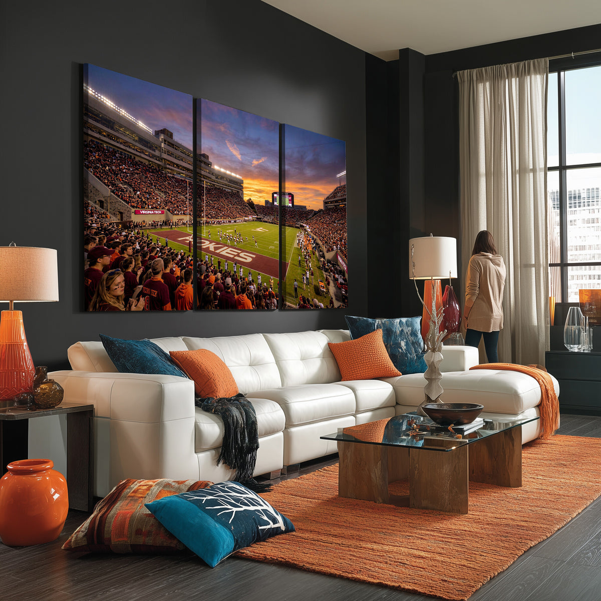 87141841-MGV-CV-36X24 - Stadium Wall Art Canvas Print