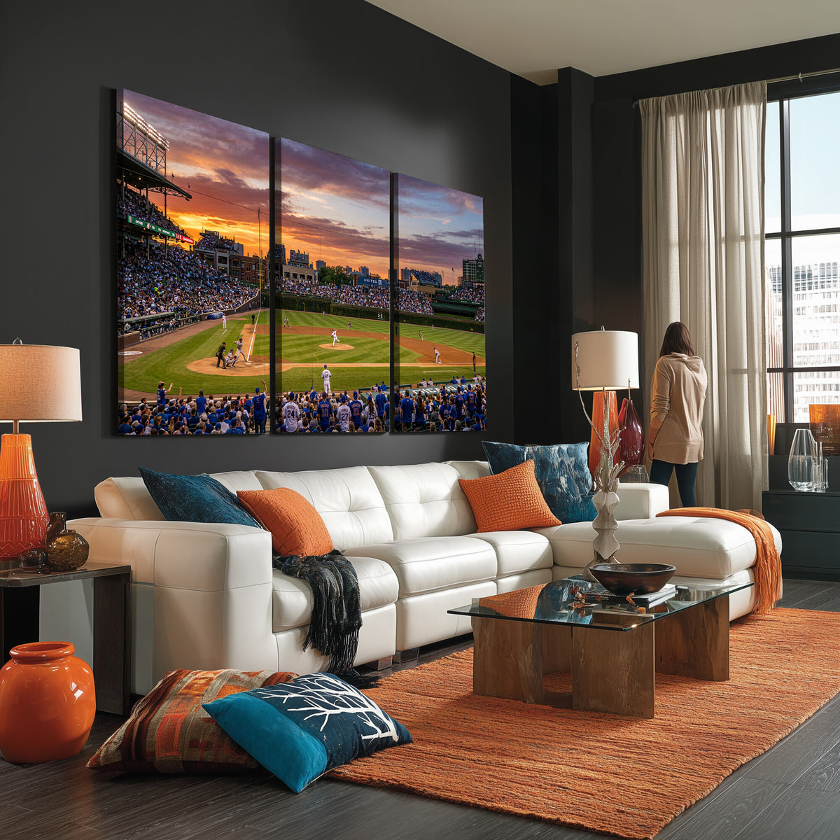 71103551-MGV-CV-36X24 - Stadium Wall Art Canvas Print
