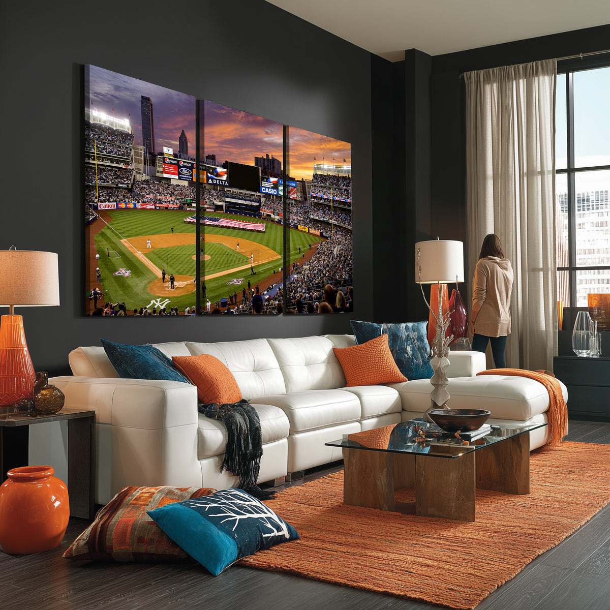 39000124-MGV-CV-36X24 - Stadium Wall Art Canvas Print