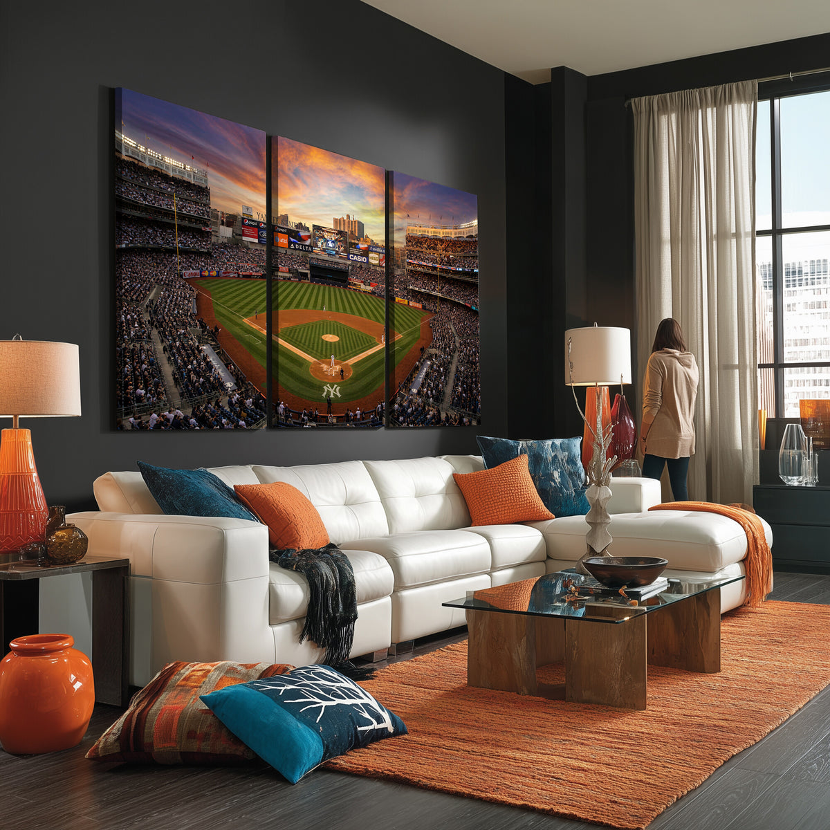 71157927-MGV-CV-36X24 - Stadium Wall Art Canvas Print
