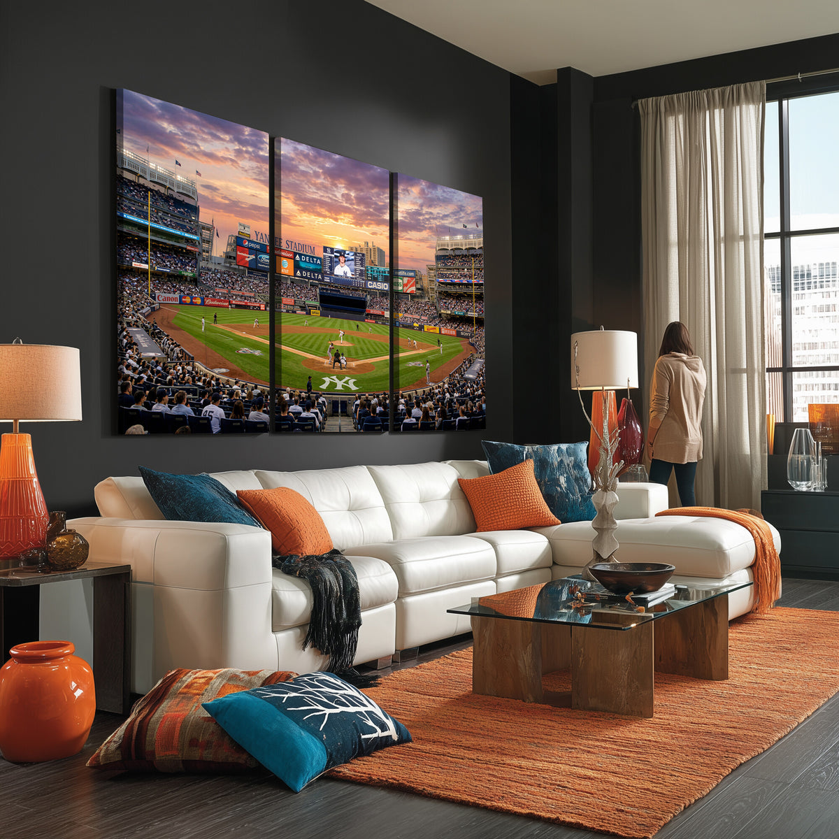 26297292-MGV-CV-36X24 - Stadium Wall Art Canvas Print