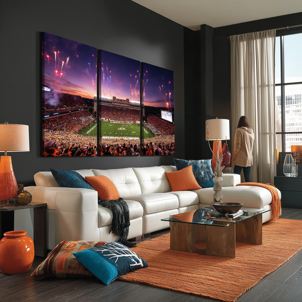 60785214-MGV-CV-36X24 - Stadium Wall Art Canvas Print