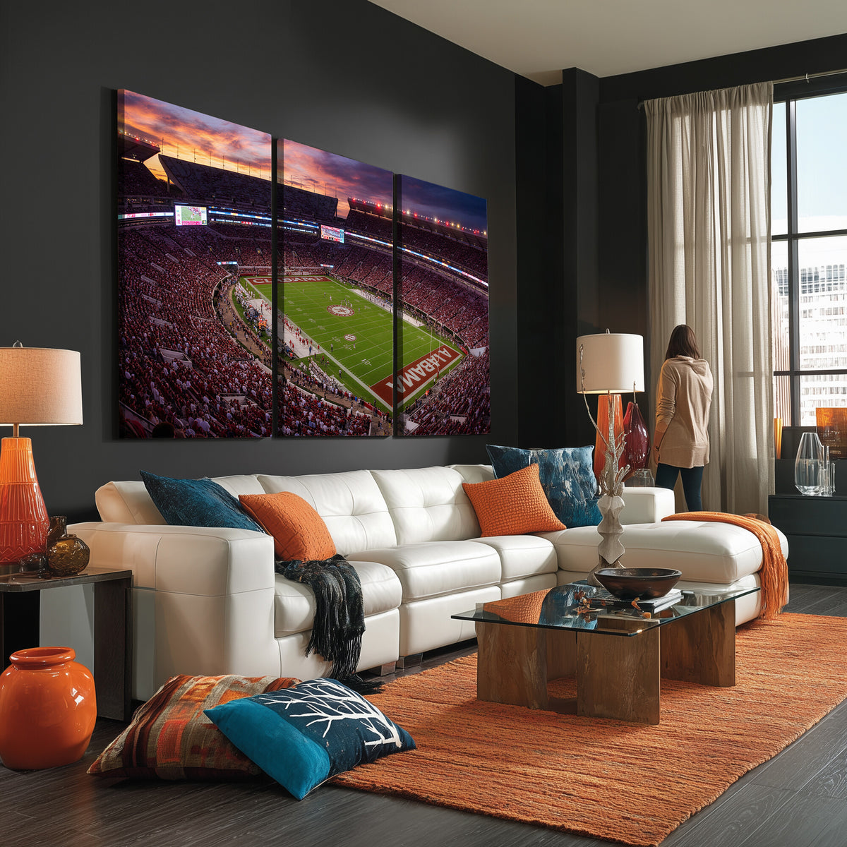 59537492-MGV-CV-36X24 - Stadium Wall Art Canvas Print
