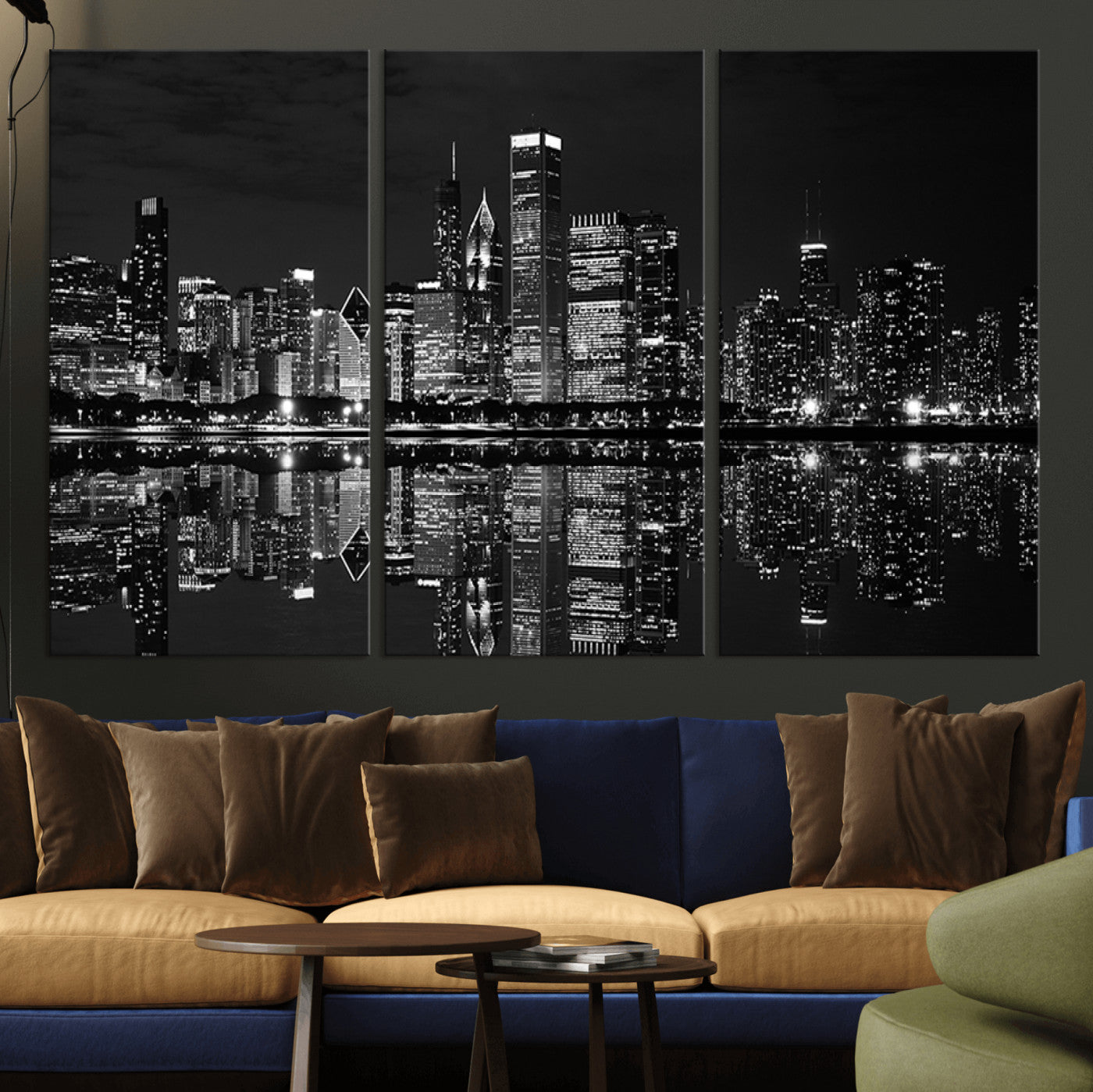 15050-MGV-CV-36X24-Chicago Wall Art Canvas Print