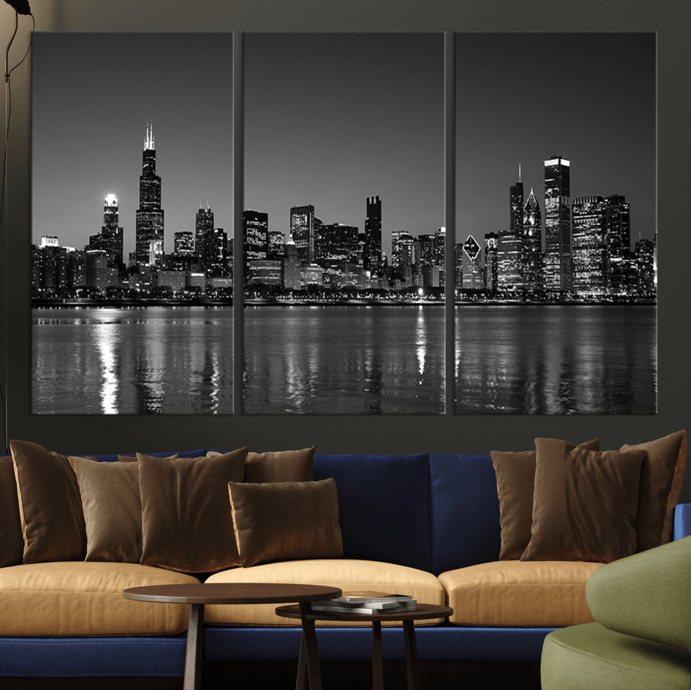 -Chicago Wall Art Canvas Print