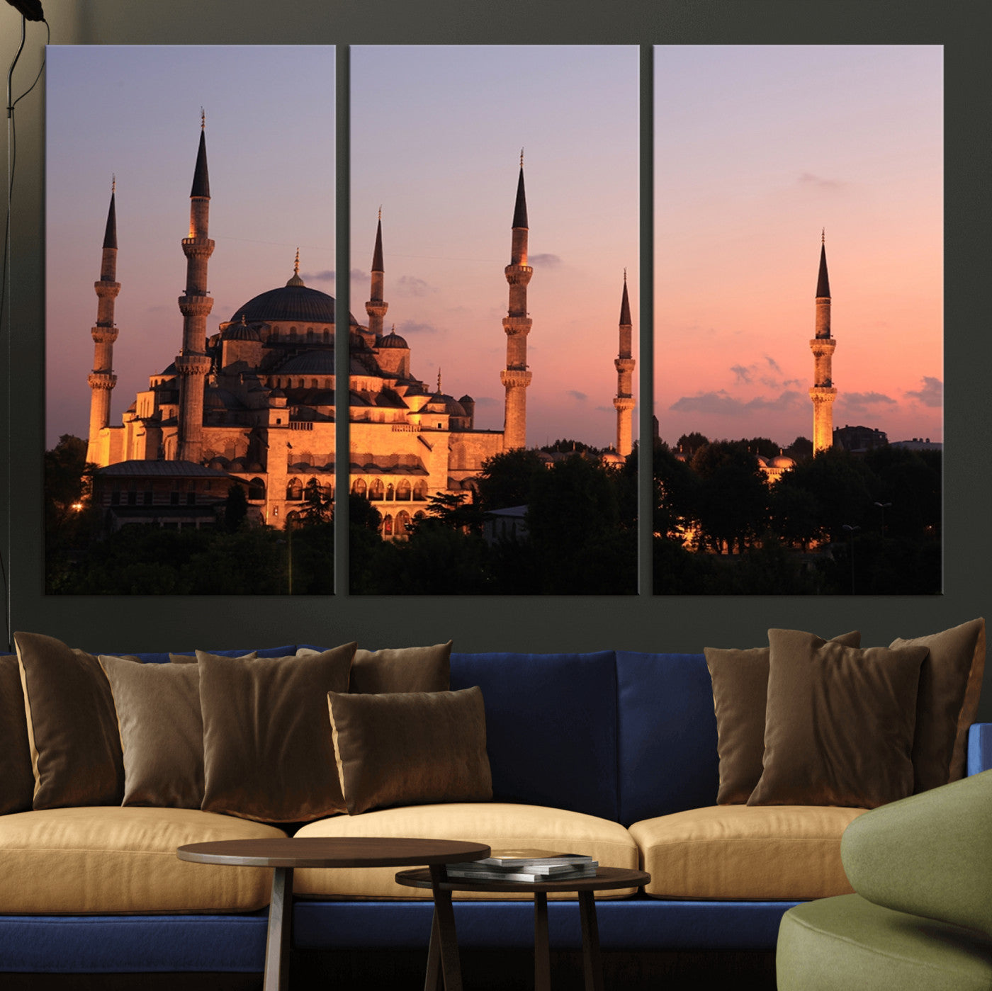 84360-MGV-CV-36X24-Wall Art Turkey Istanbul Skyline Canvas Print