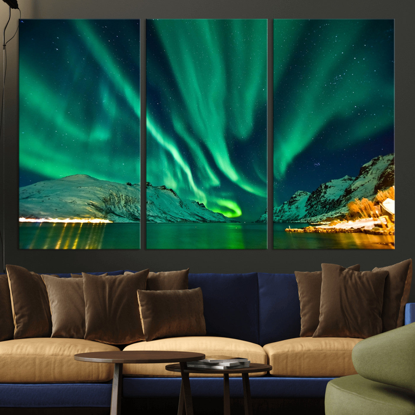 -Northern Lights Wall Art Canvas Print