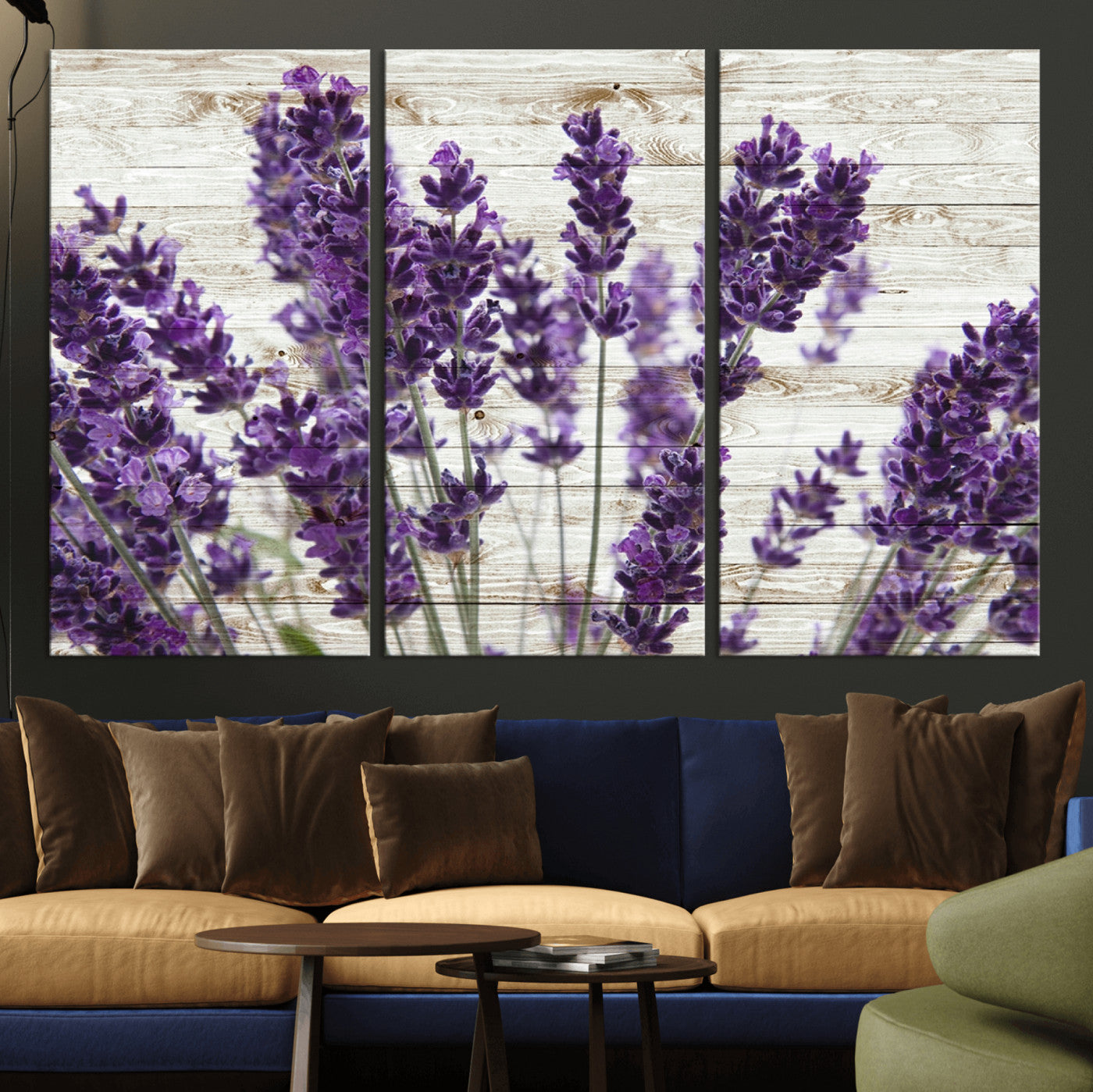 -Lavender Herb Wall Art Canvas Print