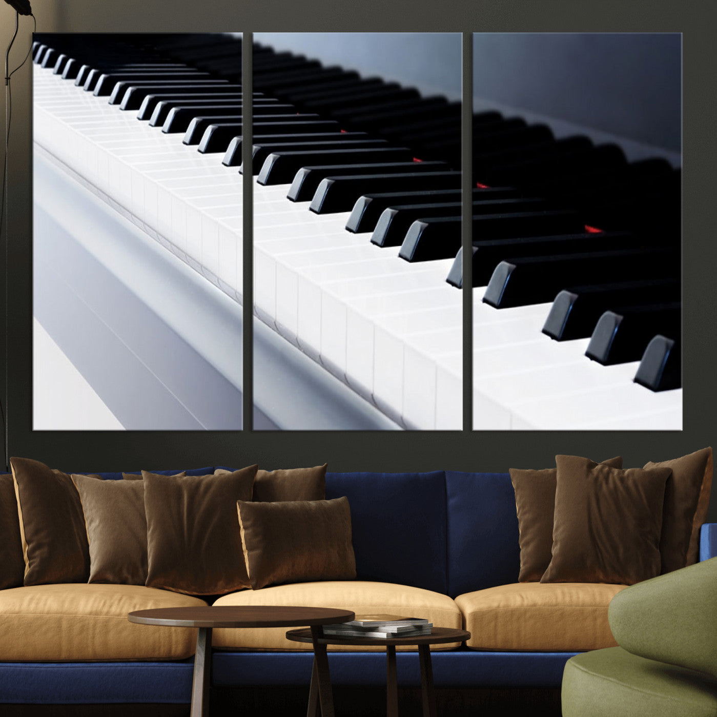 -Piano Artwork Canvas Wall Art Print