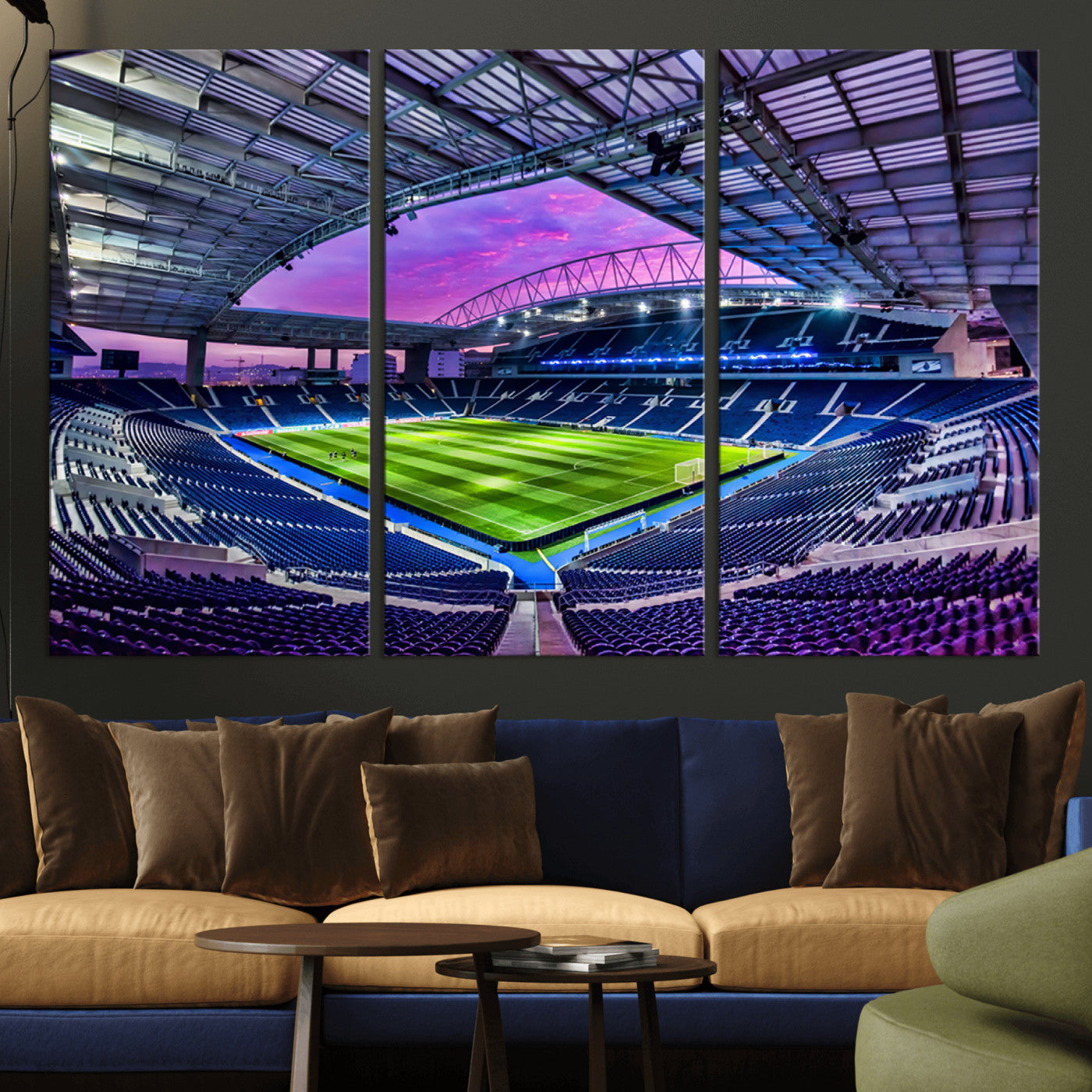 10851-MGV-CV-36X24-FC Porto Soccer Team Print Canvas- Dragon Stadium Wall Art Canvas Print