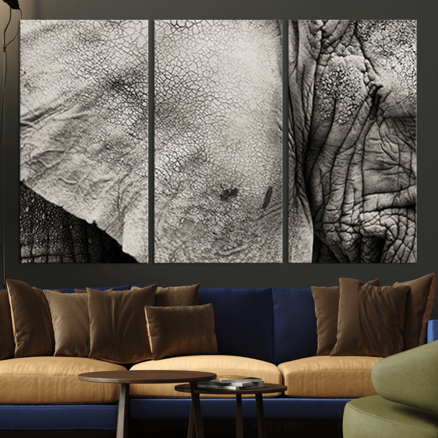 53588-MGV-CV-36X24-Elephant Wall Art Canvas Print