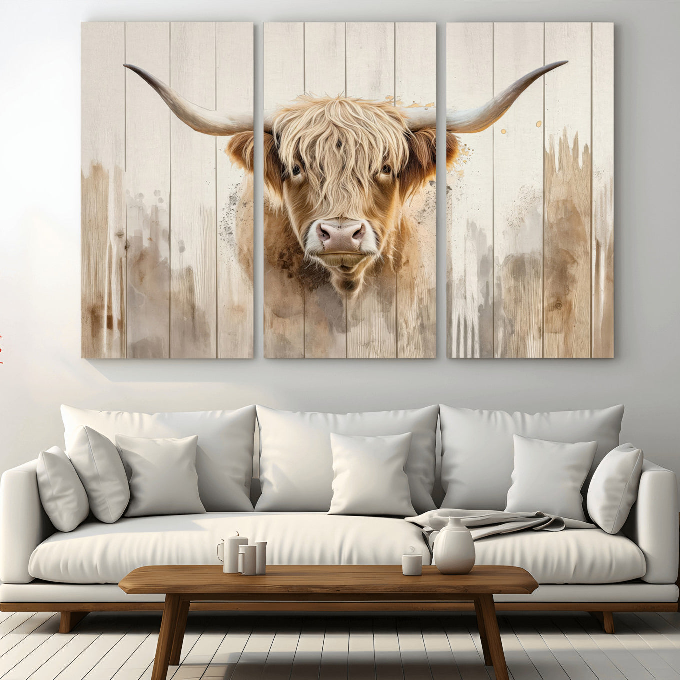 83059-MGV-CV-36X24 - Vibrant Autumn Landscape Canvas Wall Art - Fall Foliage and Mountain View Print for Home, Farmhouse, and Cozy Cabin Decor, Ready to Hang