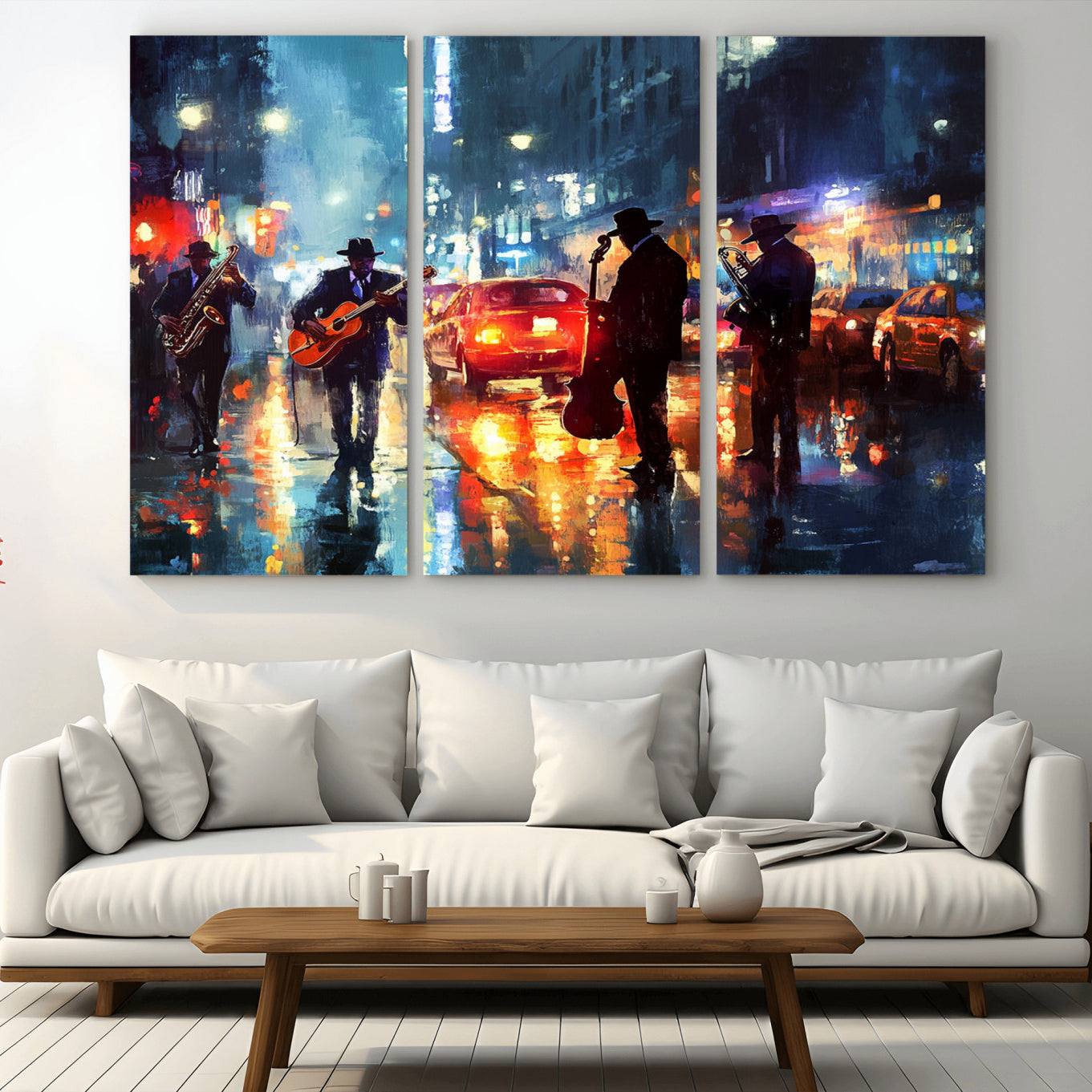 -African American Jazz Canvas - Abstract Music Wall Art Print - Abstract Jazz Wall Art Framed Prints