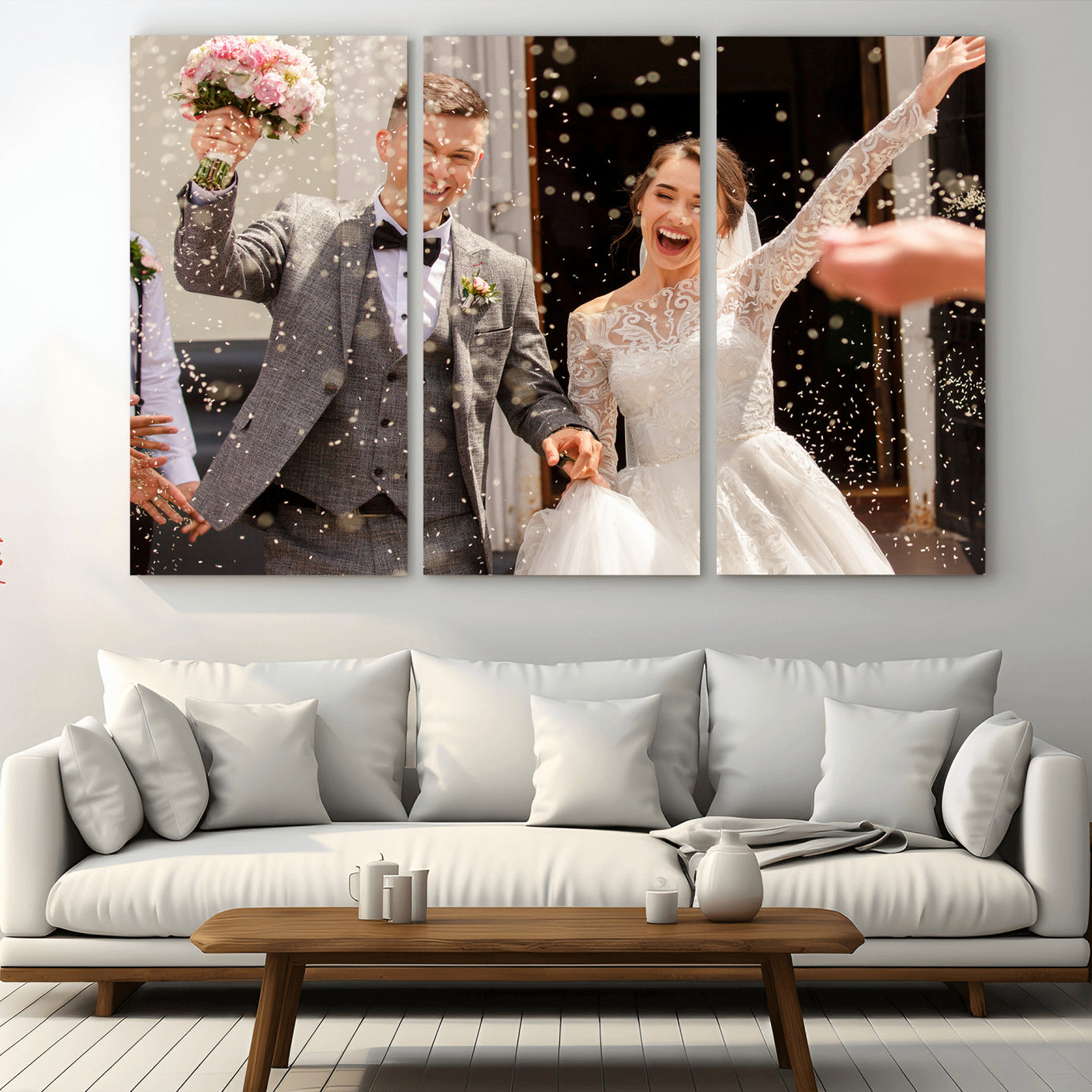 Framed Create Your Canvas Print - Personalized Wall Art for Home Decor Wall Art Print, Create Your Own Photo Canvas Print