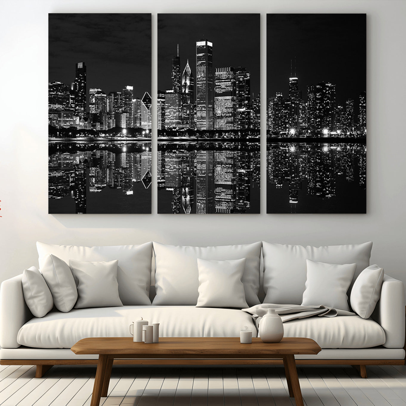 -Chicago Wall Art Canvas Print