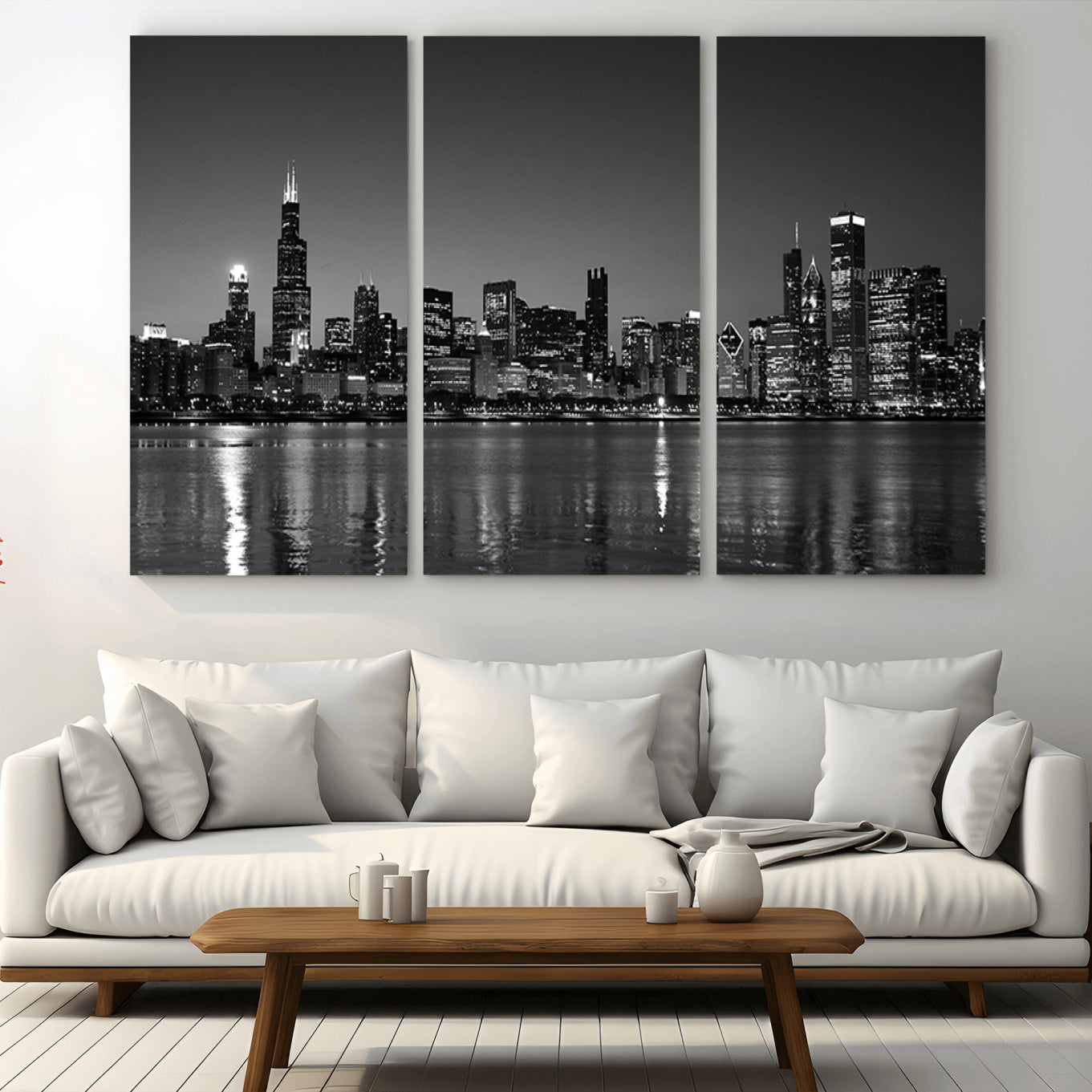 -Chicago Wall Art Canvas Print