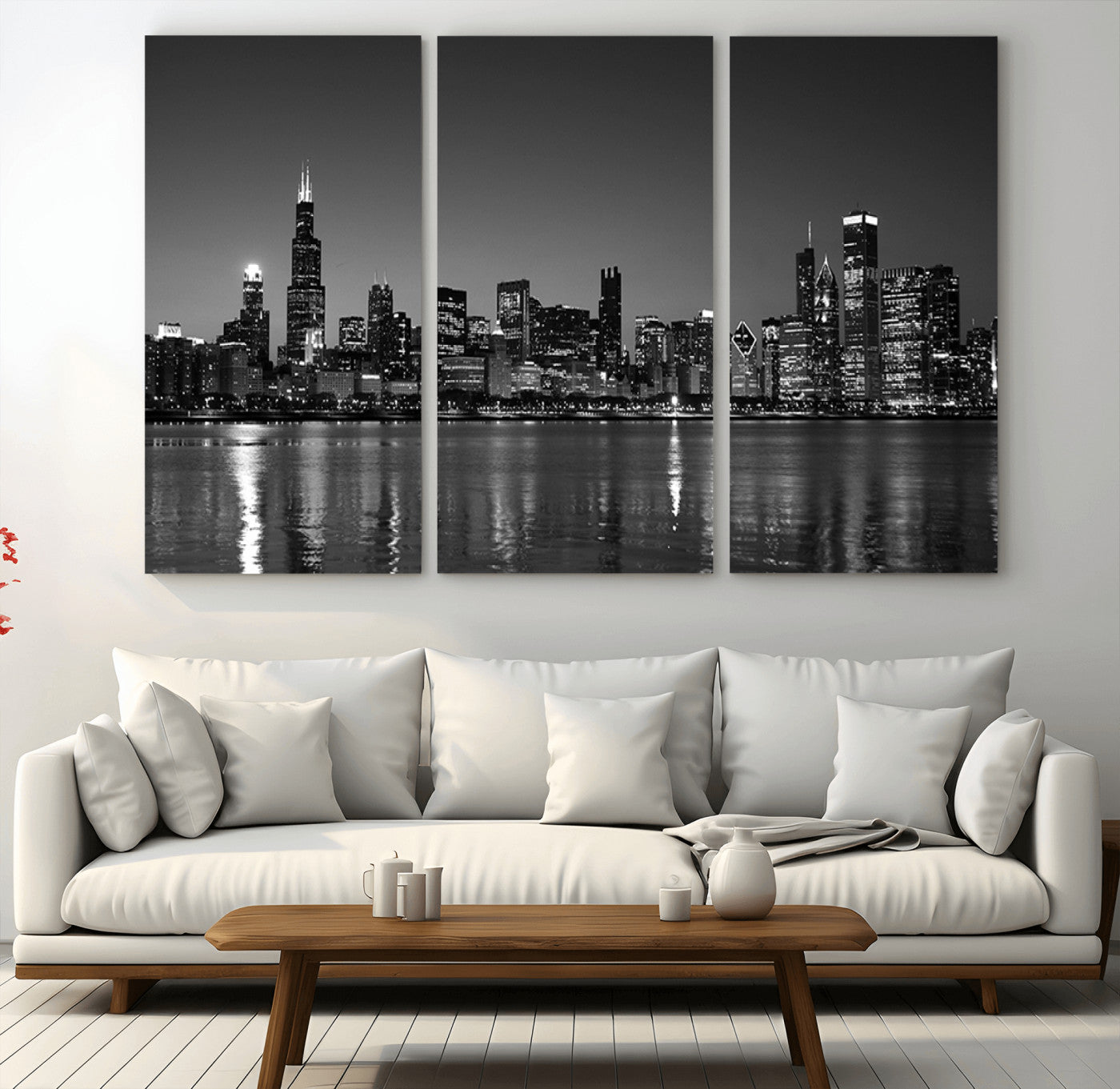 -Chicago Wall Art Canvas Print