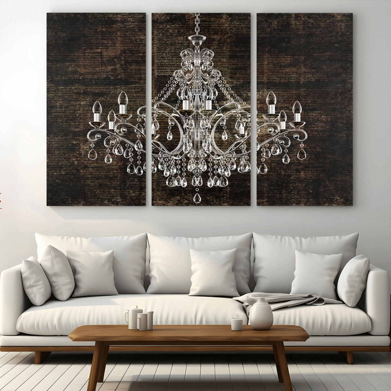 69434-MGV-CV-36X24-Rustic Chandelier Canvas Print