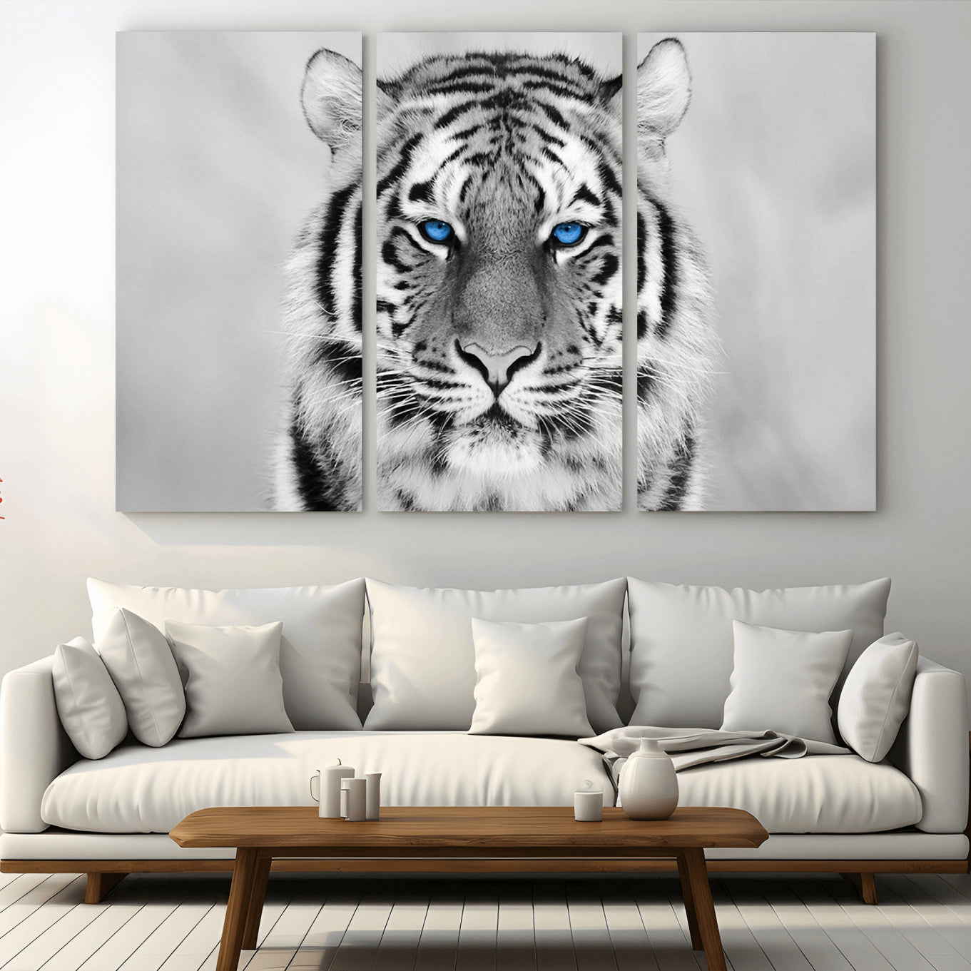 -Tiger Canvas Artwork Wall Art Print