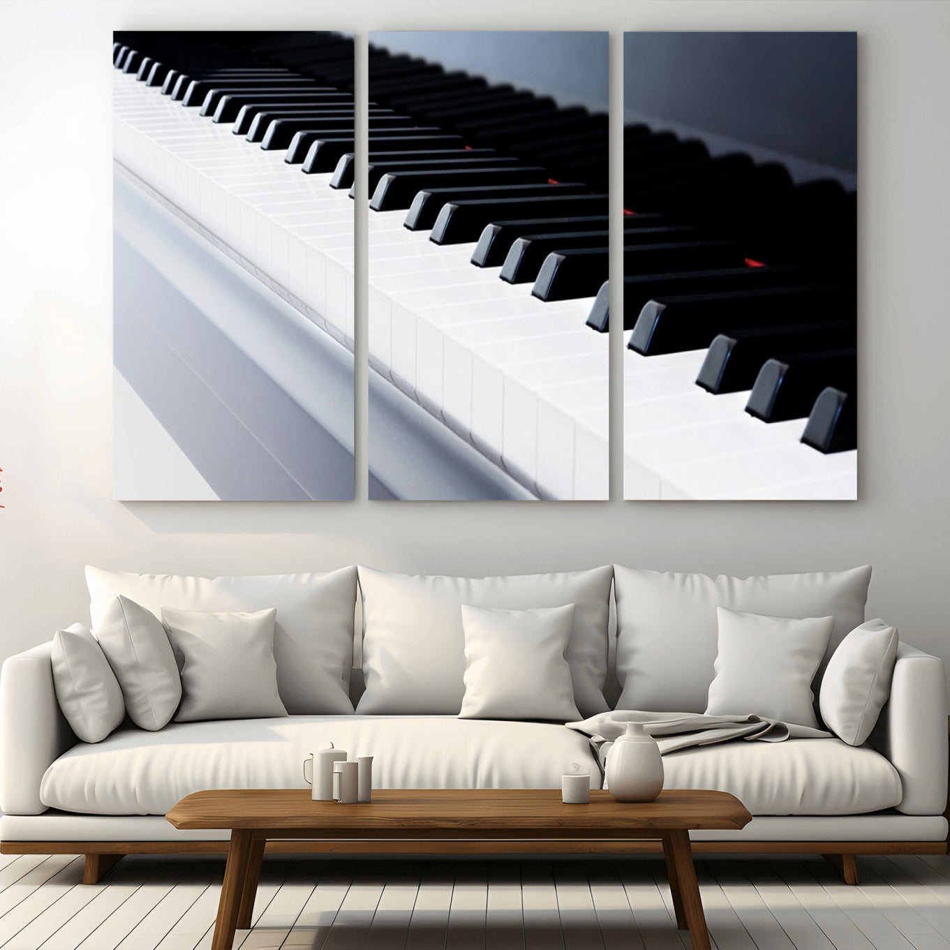 73351-MGV-CV-48X32-3P-Piano Artwork Canvas Wall Art Print