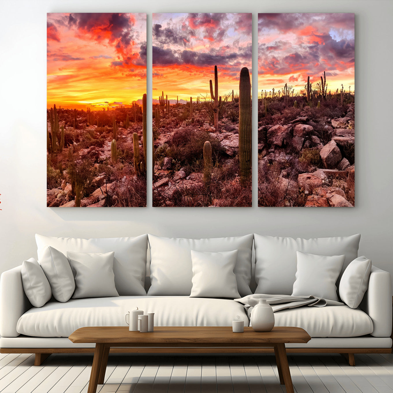 -Arizona Desert Print, Western Cowboy Wall Art Print