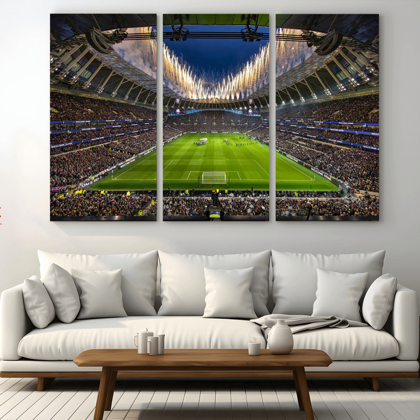 -Tottenham Hotspur Football Team Print - London Tottenham Hotspur Stadium Wall Art Canvas Print