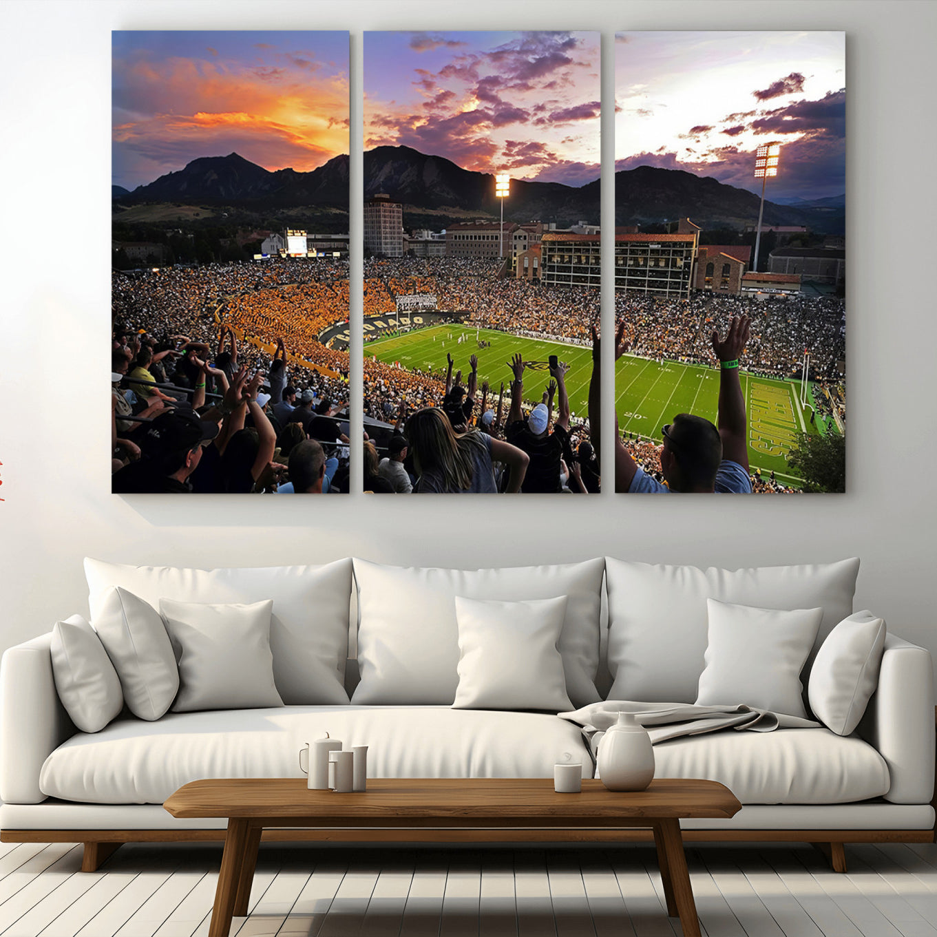 -Folsom Field - University of Colorado Buffaloes Football Stadium Wall Art, Colorado Buffaloes Wall