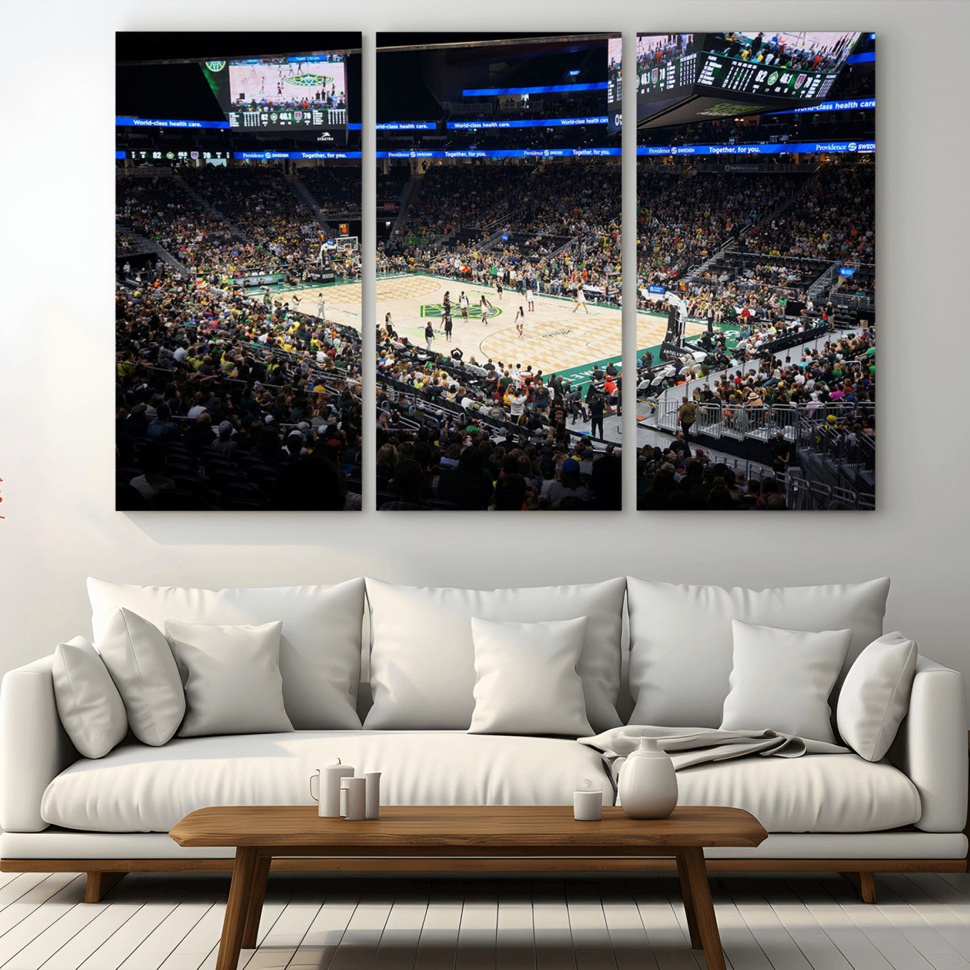 -Climate Pledge Arena | Washington Seattle Kraken Hockey Stadium Wall Art | Canvas Print | Ready to