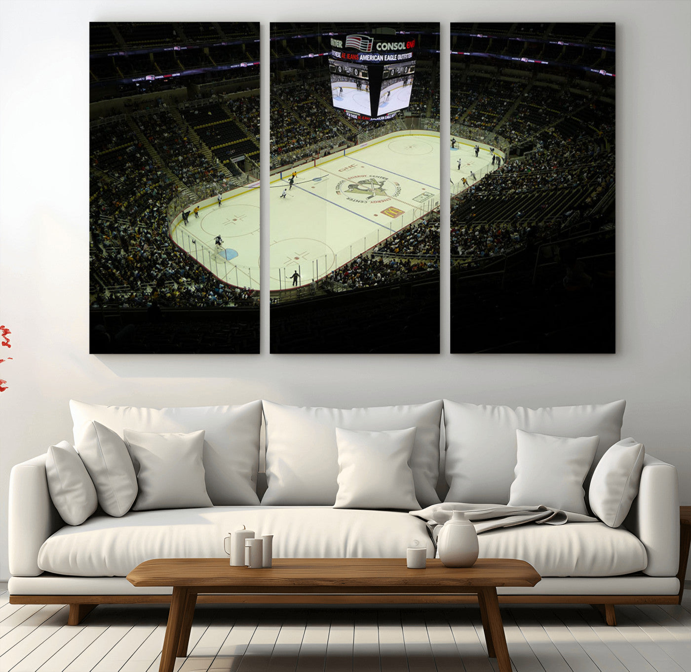 52168-MGV-CV-48X32-3P-PPG Paints Arena Pennsylvania Pittsburgh Penguins Hockey Stadium Canvas, Pennsylvania Pittsburgh