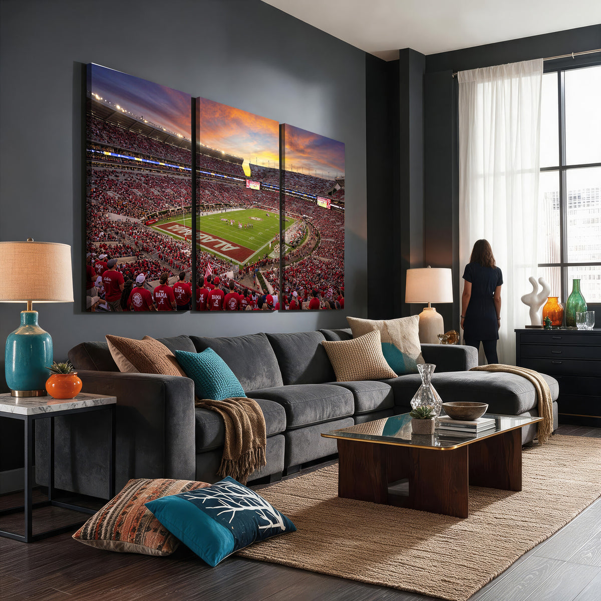 41995919-MGV-CV-36X24 - Stadium Wall Art Canvas Print