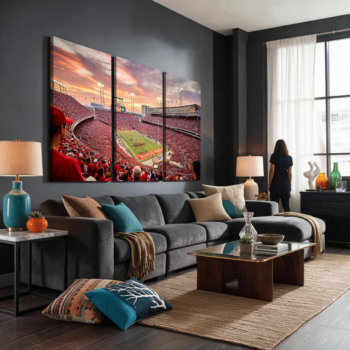 94754966-MGV-CV-36X24 - Stadium Wall Art Canvas Print