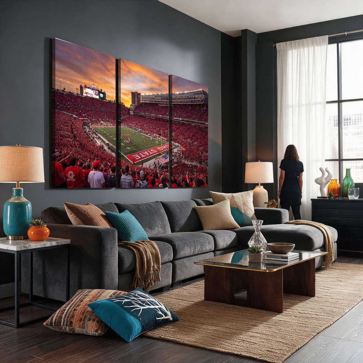 36125328-MGV-CV-36X24 - Stadium Wall Art Canvas Print