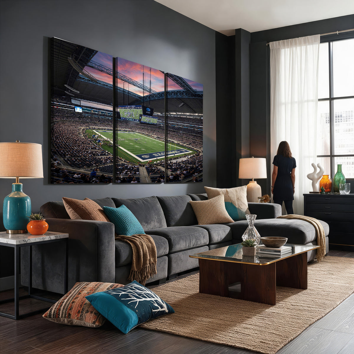 11530179-MGV-CV-36X24 - Stadium Wall Art Canvas Print