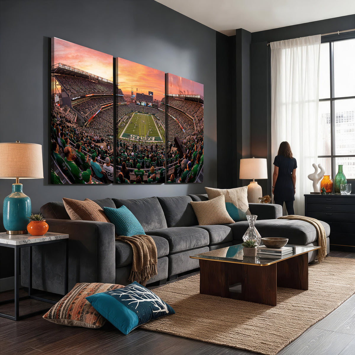 24458374-MGV-CV-36X24 - Stadium Wall Art Canvas Print