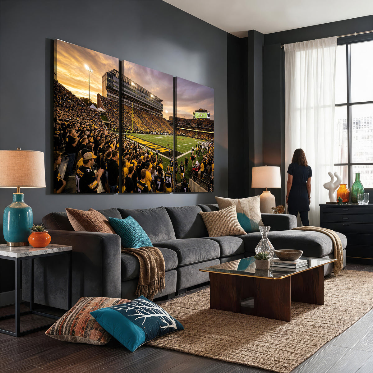 60847729-MGV-CV-36X24 - Stadium Wall Art Canvas Print